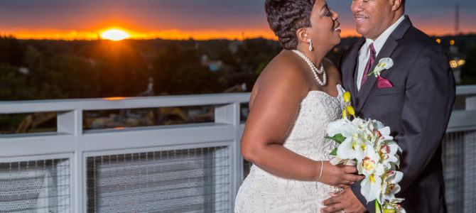 Charlotte Rooftop Wedding | Dawn and Hillard