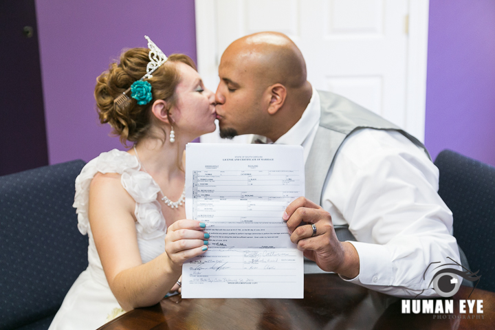 small elopement wedding