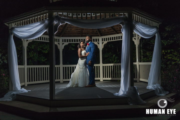 Wedding Portraits Under Gazebo