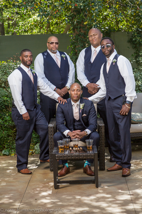 The River Road and Jasmine Houses groomsmen