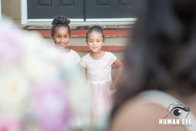 DIY Nigerian Bride with daughters