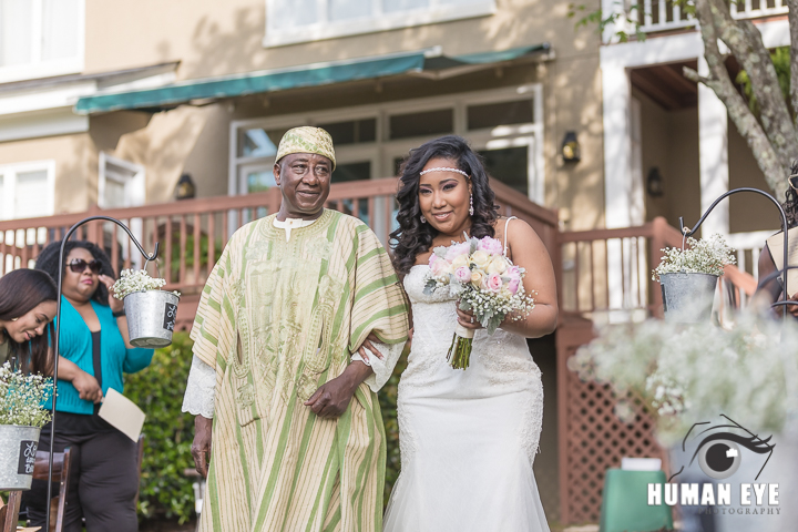 DIY Nigerian Bride smiling