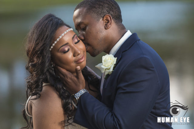 DIY Nigerian Bride kiss by groom